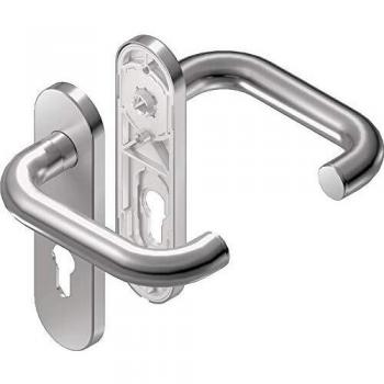 Maniglia Porta con Piastra Corta BKS