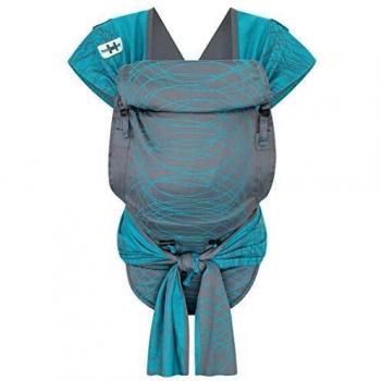 Türkiser Hopp-Buckle Trage-Set – Mei Tai Design