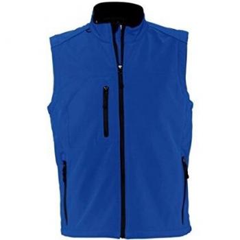 Rallye Men's Gilet (Soft Shell) – Royal Blue, Medium