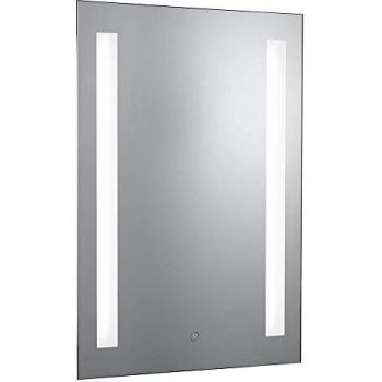 Miroir de salle de bain lumineux Touch 2 Light Silver IP44, prise rasoir intégrée