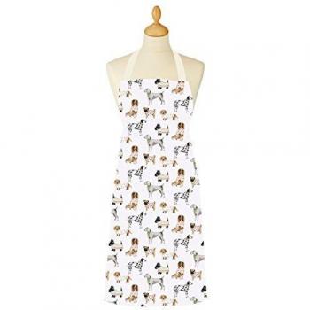 Cooksmart Deluxe Wipe Clean PVC Apron for Chefs and Home Cooks, Multi-Colored