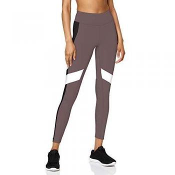Reebok Damen Lux Color Block Tight Leggings, Größe L, Mehrfarbig