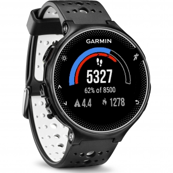 Garmin Forerunner 230 Reloj de carrera con GPS, Unisex Adulto, Negro/Blanco, Talla Única