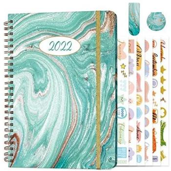 A5 2022 Week to View Diary with Monthly Tabs