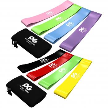 Yoga & Pilates Resistance Loops – 4 Pack