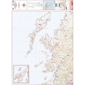 West Scotland & Western Isles Postal Code Districts – Colour, Folded Edition
