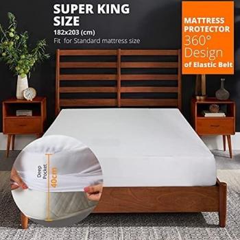 Bedlix Terry Towel Super King Mattress Protector