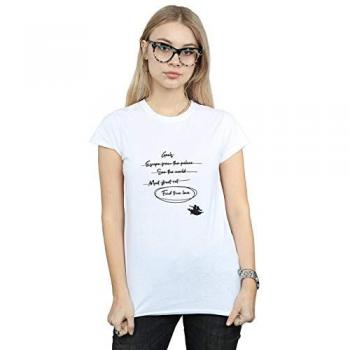 Baumwoll-T-Shirt „Aladin & Jasmin“ – Damen/Weiblich, XXL, Weiß