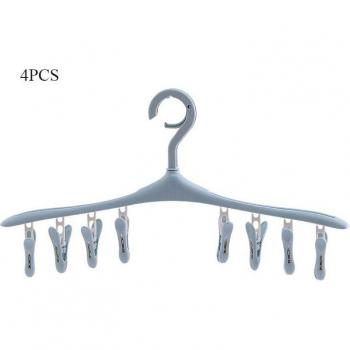Cintre en plastique avec pinces pour sous-vêtements, 4 pièces