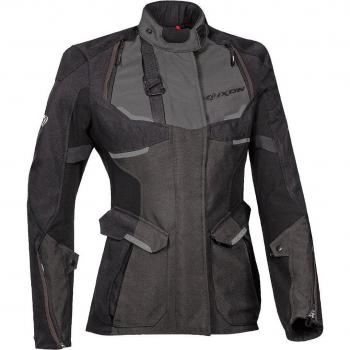 Ixon Eddas Veste textile de moto de dames Noir Gris S
