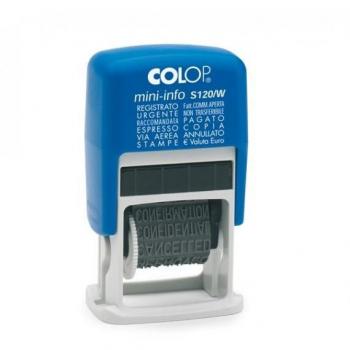 Timbro Mini Info S120/W Polinomio