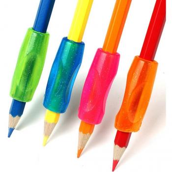 4Pcs Soft Silicone Pencil Grip for Students