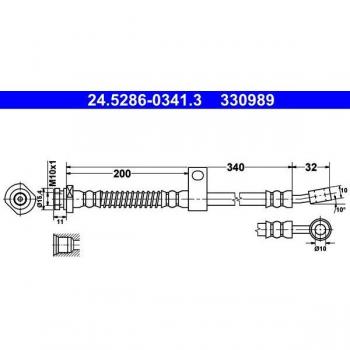 Bremsschlauch ATE 24‑5286‑0341.3