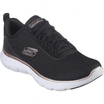 Skechers Flex Appeal 5.0 Femme Baskets Uptake Couleurs Noir Rose or —