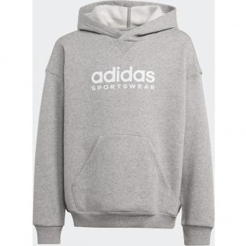 Adidas Fleece Sweatshirt Grau Unisex 7-8 Jahre