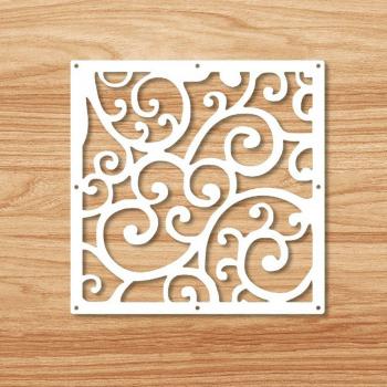 12pcs 29x29cm Hanging Partition Panels for Study Room and Bar Decoration