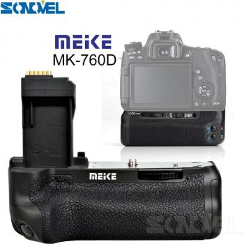 MEIKE MK‑760D: Soporte de agarre para baterías LP‑E17, BG‑E18 en Canon 750D/760D