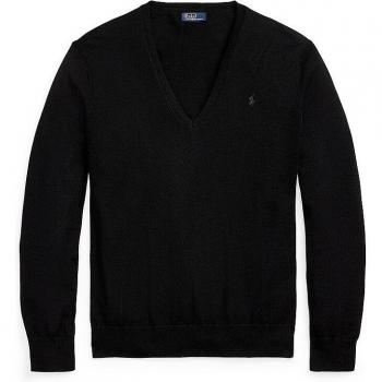 Polo Ralph Lauren Suéter de Lana para Mujer con Cuello Pico