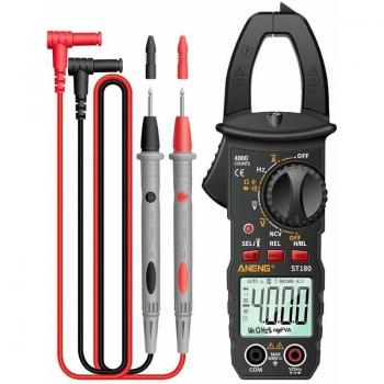 Aiperq SmartClamp Multi-Function Meter – Auto Ranging, Full Overload Shield, NCV, V, Temp, Cap