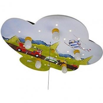 Luz de Techo Niermann Nubes Multicolor Diseño Coches