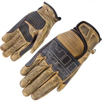 Gants Orina Java Moto Noir Brun Beige Taille L