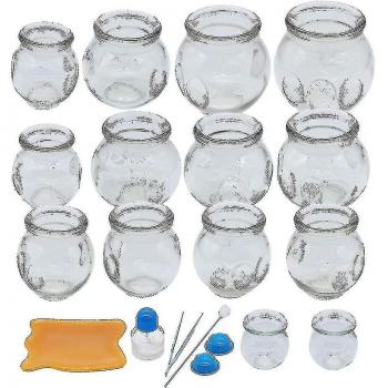 Conjunto de ventosas de acupuntura de vidrio grueso