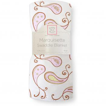 Newborn Pink Paisley Swaddle by Swaddle Designs