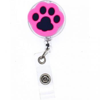 Retractable Nurse ID Badge with Flowers