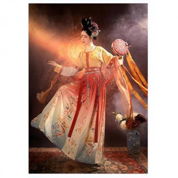Robe d’époque Hanfu jaune, 4,5 m – Moonhaven