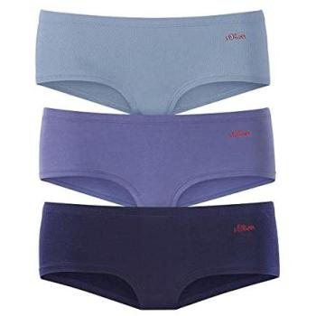 S.OLIVER Hipster Unterwäsche für Damen, Blau, Gr. 44/46 (XL)