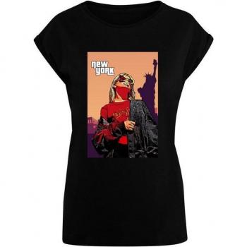 Merchcode Rundhals T-Shirt Damen