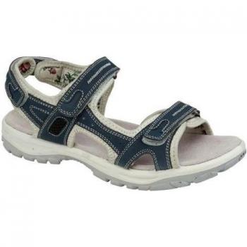 Sandales Cuir Sportives pour Femmes Mod Comfys 9 UK Blanc