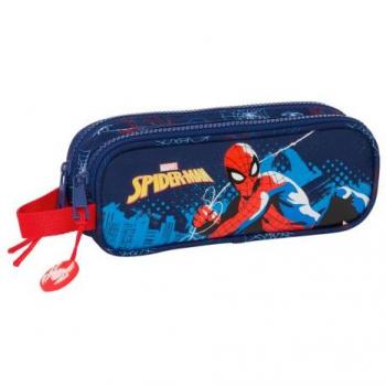 Dubbel Spider-Man Bärväska Neon Marinblå 21 x 8 x 6 cm