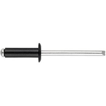Remaches Aluminio Cabeza Arolada 4×12 – Negro (caja de 500)