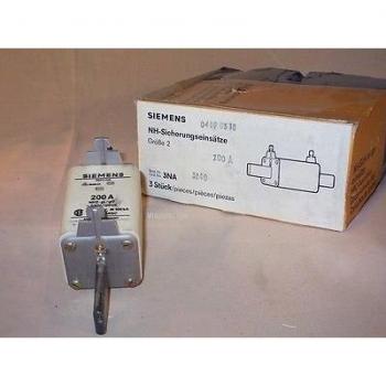 Fusible Siemens NH2 gG de Cuchillas Centradas 500 V AC 200 A VDE 0636