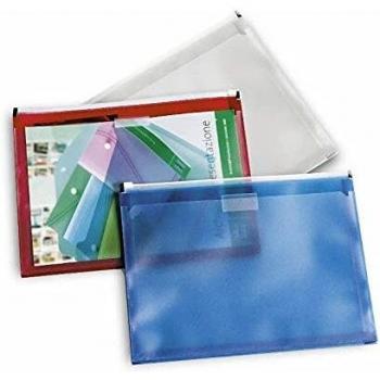 Busta con zip e soffietto 32,8x25,3cm