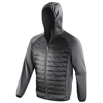 Charcoal/Black Spiro Men's Quick Dry Jacket XL