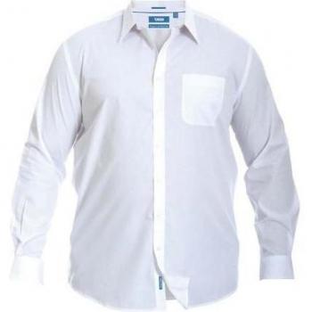 Duke Camicia lunga Aiden – 3XL, colore bianco