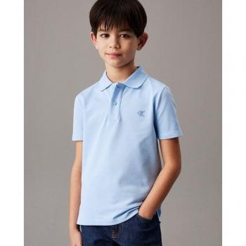 Calvin Klein Jeans Polo Classic Fit für Jungen, Himmelblau