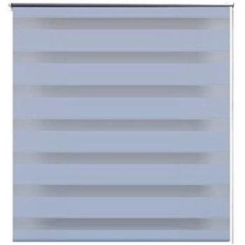 Zebra Window Blind 40 x 100 cm White
