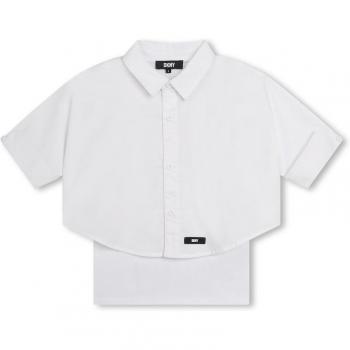 Pull à capuche DKNY Kids Blanc 10A