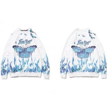 GONTHWID Schmetterlingsdruck Sweatshirt