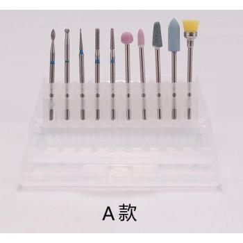 Set de 10 forets rotatifs céramiques pour ongles