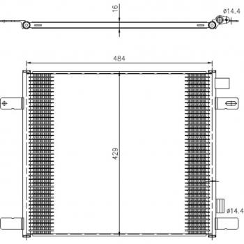 EASY FIT NRF 350505 condensor voor airco