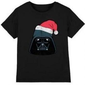 Star Wars Santa Claus T‑Shirt for Toddlers (Black)