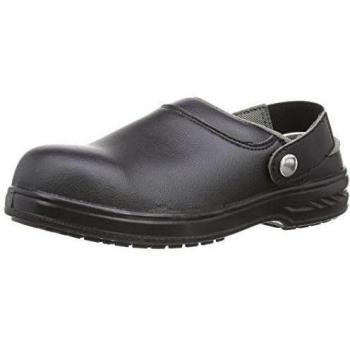 Portwest Steelite SB AE WRU Clean Area Safety Clogs Black