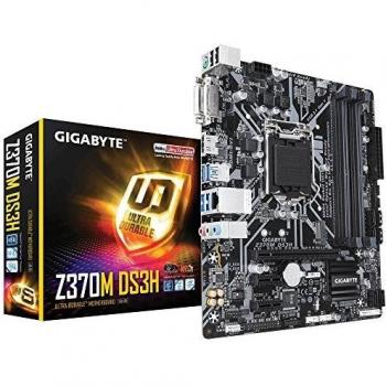 Motherboard Gigabyte Z370M DS3H en Negro ATX