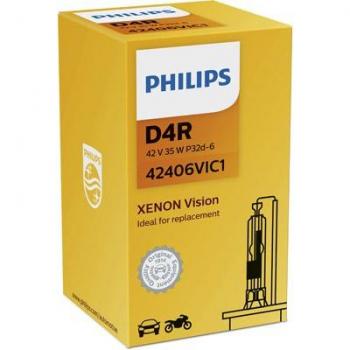 Fernlichtlampe PHILIPS 42406VIC1 Xenon Vision, passend zu Subaru/Toyota