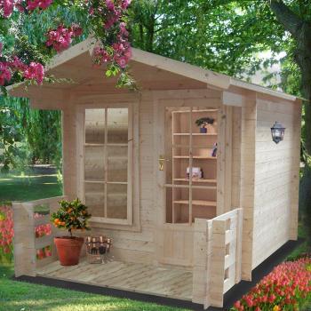 8 x 8 Shire Maulden 19mm Log Cabin