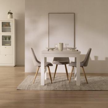 Blay Mesa Quadrada Extensível – Branco 90x180